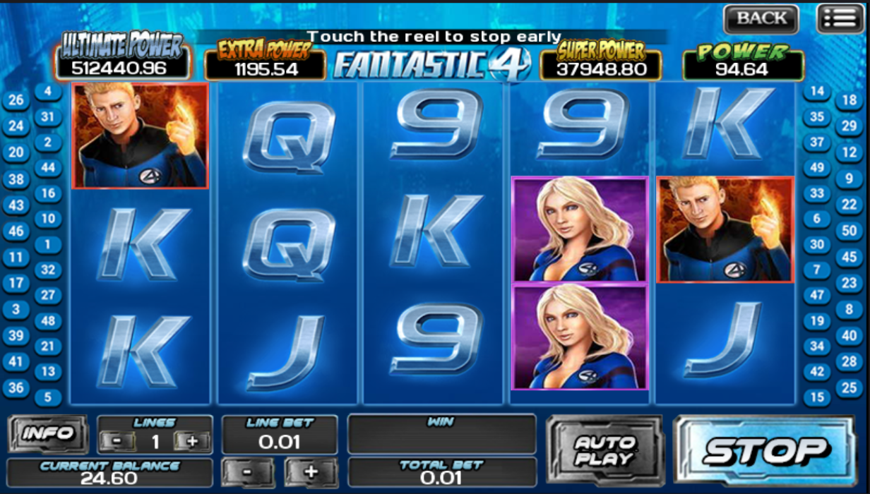 Play fantastic 4 slot