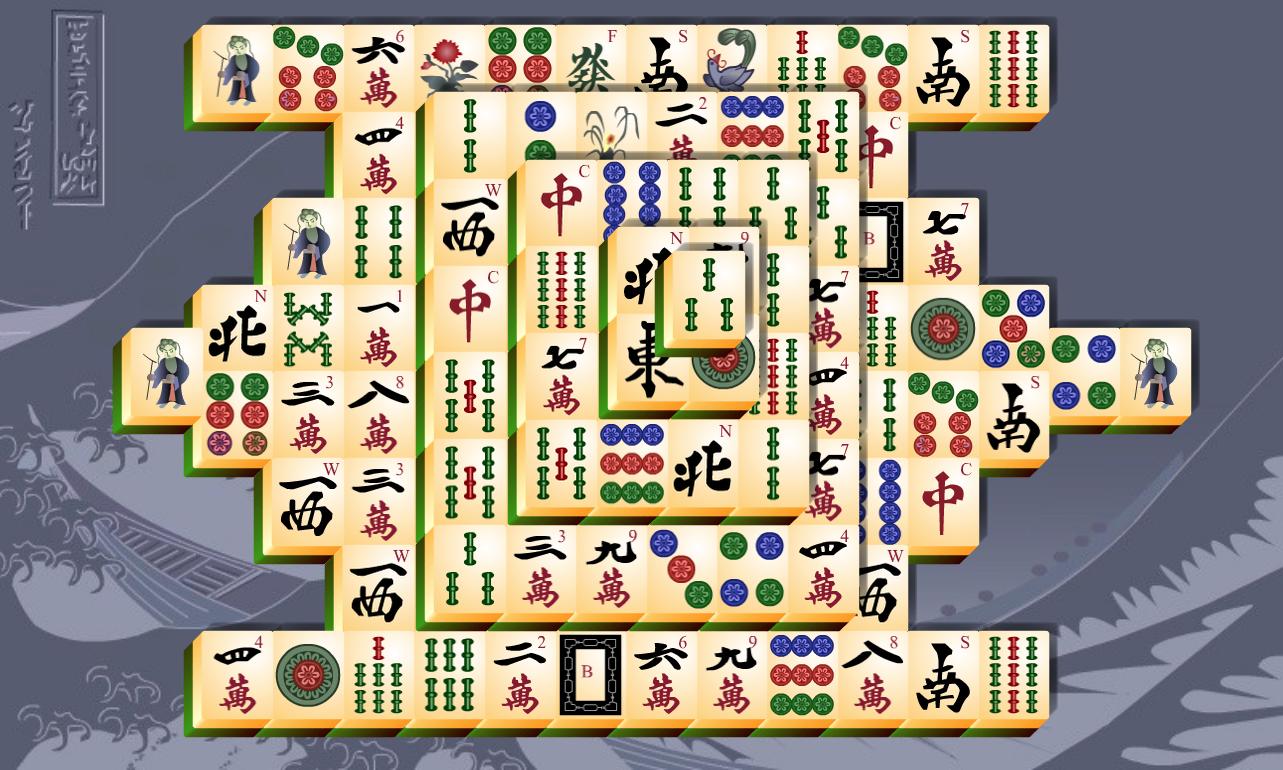 microsoft games mahjong tiles