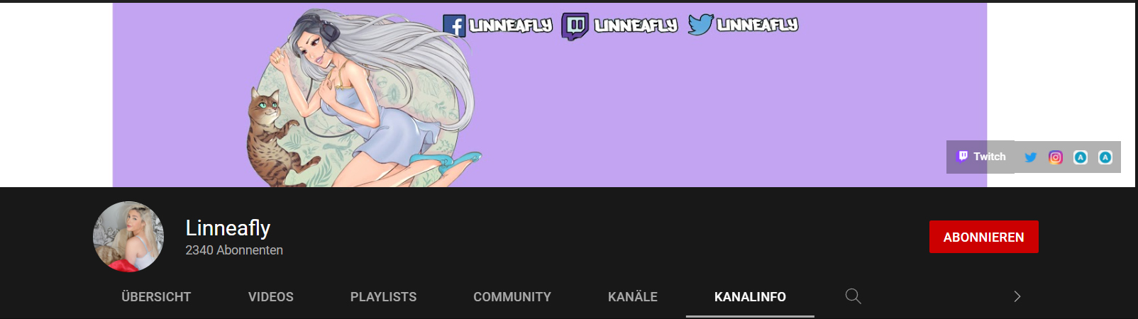LinneaFly auf YouTube LinneaFly auf YouTube