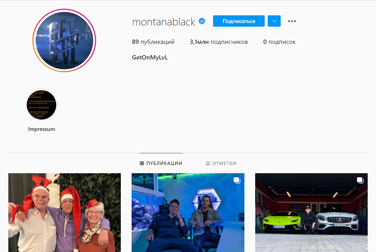 Montana auf Instagram Montana auf Instagram
