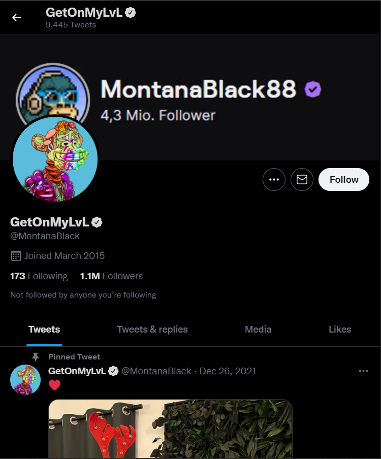 MontanaBlack auf Twitter MontanaBlack auf Twitter